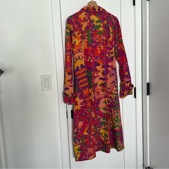 Anthropologie Roopa Pemmaraju Abstract Duster Jacket Sz. XS - Picture 5 of 6
